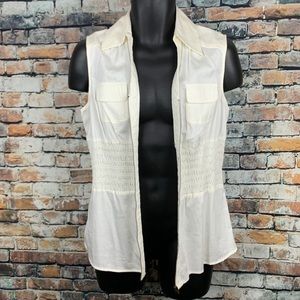 Como Petite white top size PM